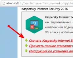 Установка Kaspersky Internet Security Дополнительные возможности Kaspersky Internet Security
