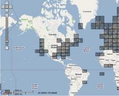 Real-time ship movement map