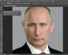 Photoshop-da yuzni boshqa fotosuratga qanday tezda kiritish mumkin